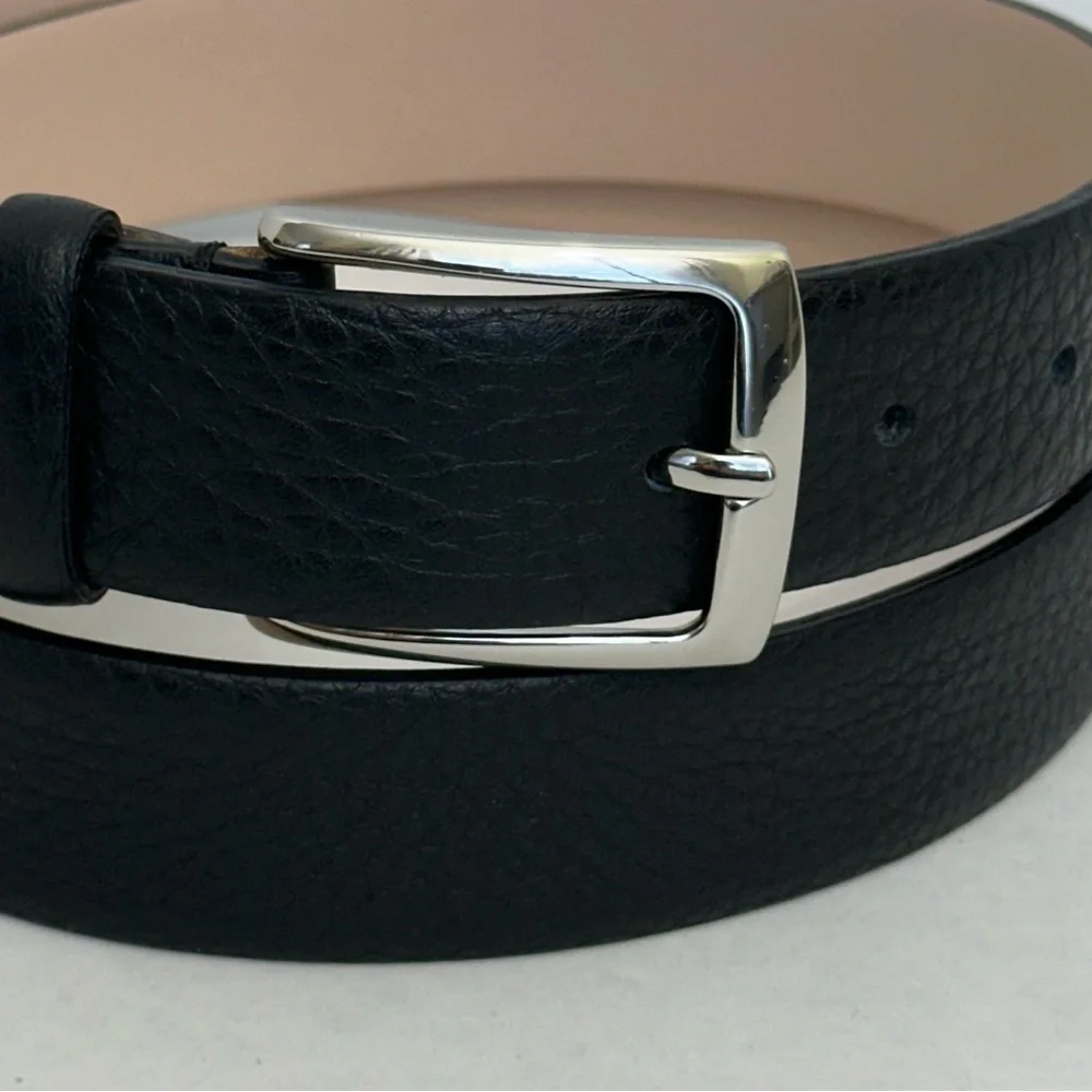 Massimo Dutti | Men’s Genuine Leather Belt | Size 95 (38”) | Made in Spain